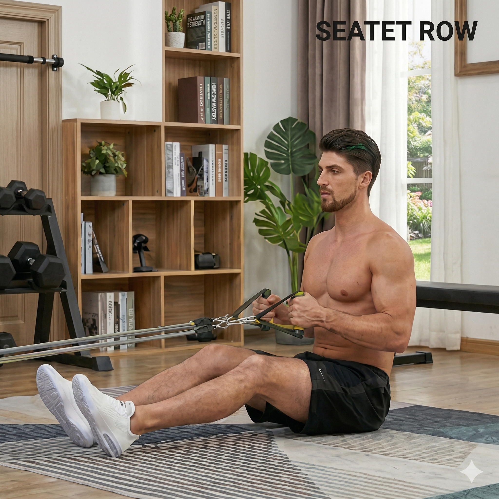 Resistance Bands Set for Men & Women – Adjustable Resistance Tubes with Handles, Door Anchor & Ankle Straps – Home Gym Workout Equipment for Strength Training, Yoga, Pilates & Full Body Exercise