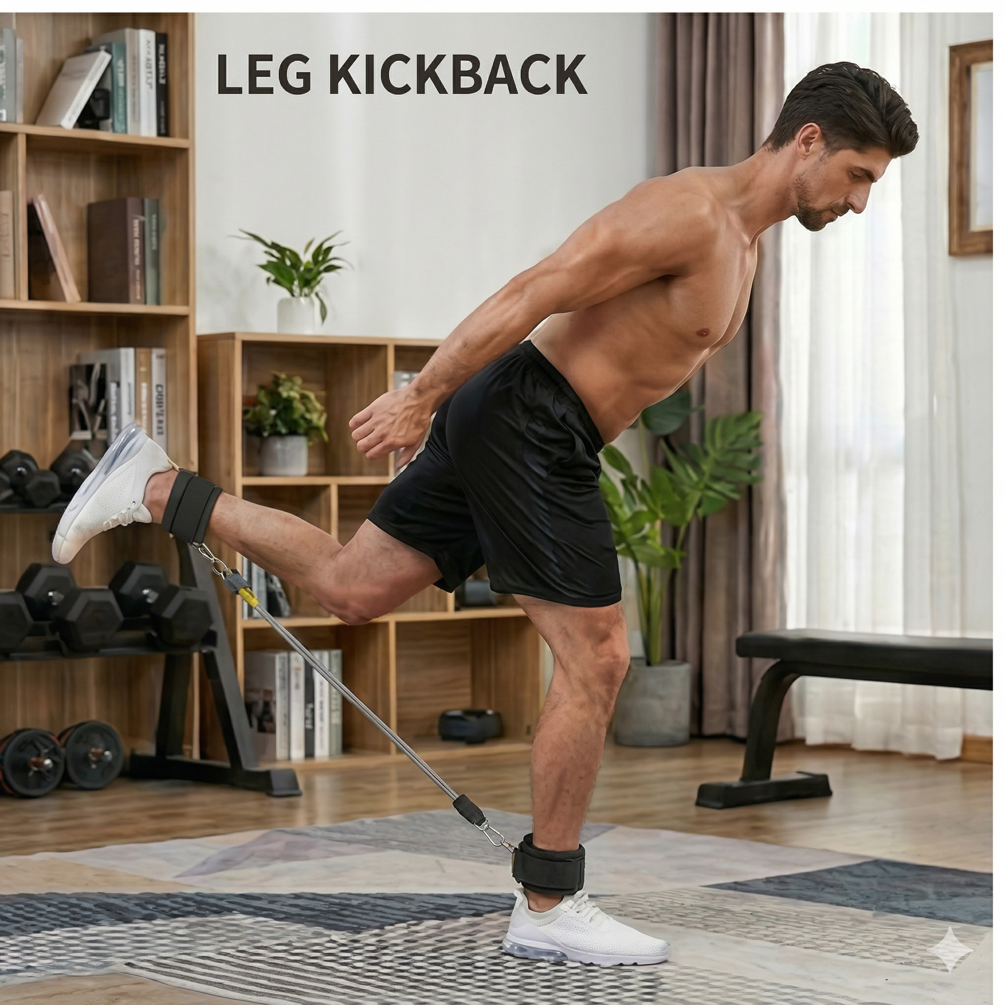 Resistance Bands Set for Men & Women – Adjustable Resistance Tubes with Handles, Door Anchor & Ankle Straps – Home Gym Workout Equipment for Strength Training, Yoga, Pilates & Full Body Exercise