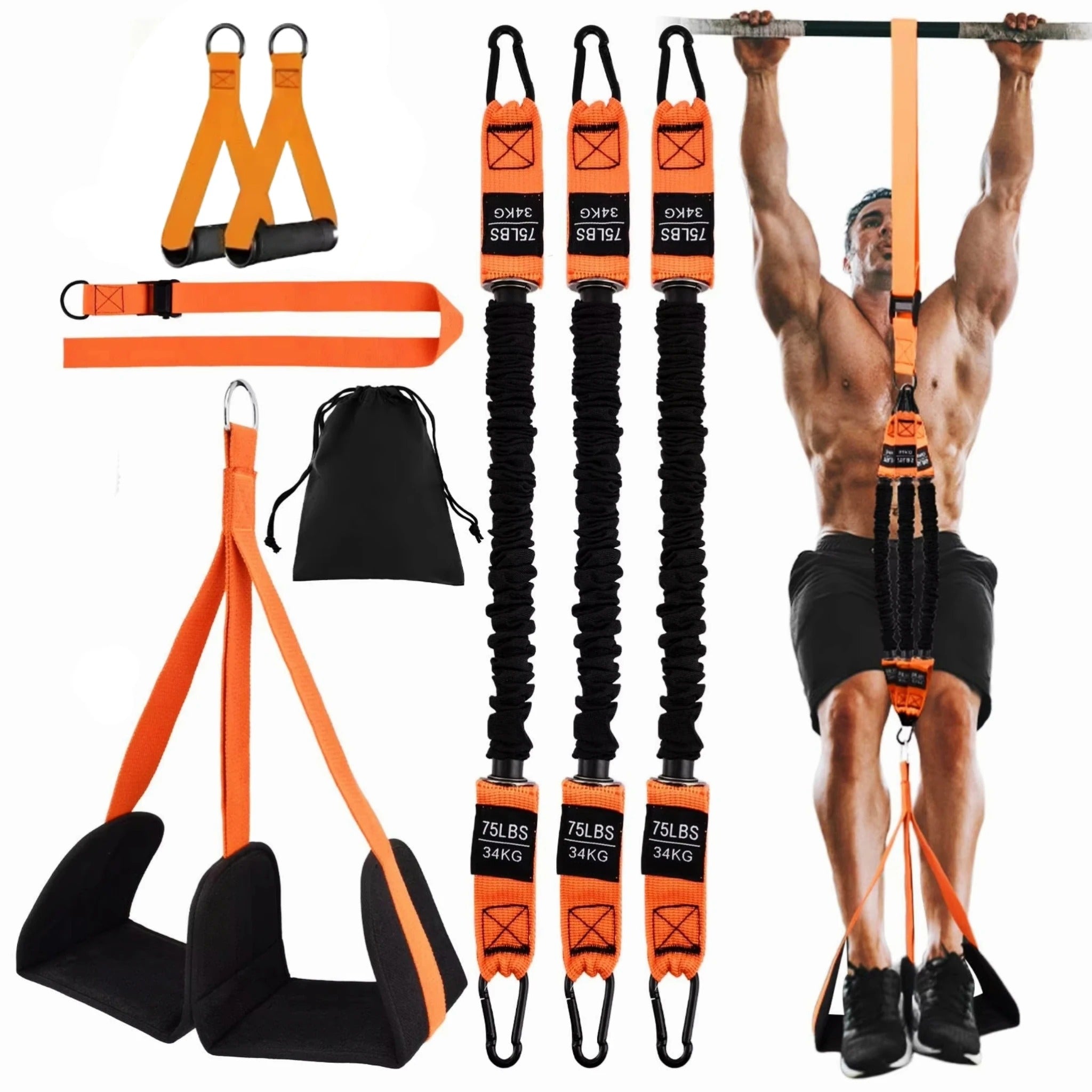 Pull Up Assistance Bands Set Resistance Strap for Pull-ups
