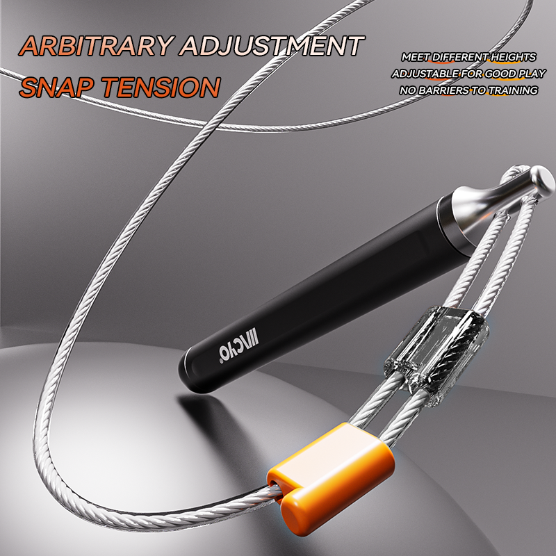 Speed Jump Rope with Ball Bearings – Adjustable Steel Cable Skipping Rope with Aluminum Handles for Fitness, CrossFit, Boxing & Cardio Training for Men & Women